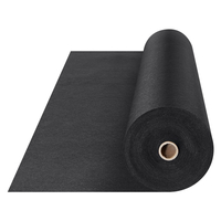 VEVOR Driveway Fabric, 3,28x164FT Non Woven Geotextile Fabric for Landscape, Heavy Duty Garden Weed Barrier Fabric, 4,43OZ Landscape Fabric, French Drains Drainage Fabric, Ground Cover Weed Control