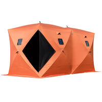 VEVOR 8 Person Ice Fishing Shelter Tent 300d Oxford Fabric Portable Ice Shelter Ισχυρό αδιάβροχο Ice Fish Shelter for Outdoor Fishing Ice Fishing Tent