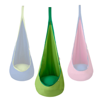 VEVOR Kids Pod Swing Seat Κρεμαστή καρέκλα αιώρας με χορδές LED φώτα 120 λίβρες