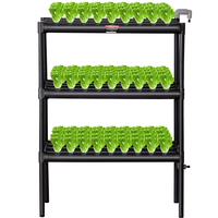 VEVOR Hydroponics Growing System 108 Sites 3-Layer Hydroponic Grow Kit Σωλήνες PVC