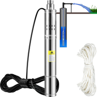Υποβρύχια αντλία VEVOR Deep Well, 550W 230V/50Hz, 35L/min 108 m Head Sand Resistant &lt;5%, 20 m Electric Cord, 7,6 cm Αντλίες νερού από ανοξείδωτο χάλυβα για βιομηχανική, άρδευση και οικιακή χρήση, IP68 αδιάβροχη