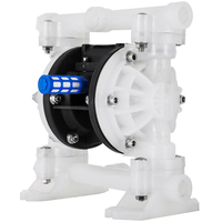 VEVOR Air Double Diaphragm Pump 7GPM 100PSI Αντλία νερού με διάφραγμα πολυπροπυλενίου με 1/2 σε θύρες εισόδου &amp; εξόδου Αντλία αέρα Διάφραγμα 226,4ft Max Head Air-operated Diaphragm Pump with Sealed Ball Valve