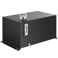 VEVOR Hydraulic Fluid Tank 10 Gal Fuel Tank Heavy Duty Hydraulic Steel Tank Reservoir, Tank Transfer Benzine, Hydraulic Reservoir with Strainer Temp Mauge Filter Καπάκι αναπνοής για τρακτέρ και φορτηγά