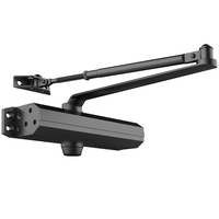 VEVOR Door Closer, Automatic Door Closer Εμπορική ή οικιακή χρήση για βάρη πόρτας 150 kg, ρυθμιζόμενο μέγεθος Hydraulic buffer Door Closers Heavy Duty Χυτό σώμα από αλουμίνιο, Εύκολη εγκατάσταση, Μαύρο