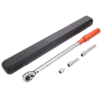 VEVOR Ροπόκλειδο, 1/2 ιντσών Drive Click Torque Wrench 20-250ft.lb/34-340n.m, Σετ δυναμόκλειδο ρυθμιζόμενου διπλής κατεύθυνσης, κιτ ροπόκλειδου μηχανικής ζυγαριάς διπλού εύρους με ράβδο επέκτασης προσαρμογέων