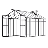 VEVOR Polycarbonate Θερμοκήπιο 8 x 14 Ft Υπαίθριο περίπατο Θερμοκήπιο για Κήπο