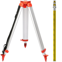 Τρίποδο αλουμινίου &amp; 5m Survey Leveling Staff for Laser Level /Dumpy Tripod 1,65m