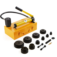 VEVOR 15 Ton Hydraulic Knockout Punch Driver Kit Hole Tool 1/2&quot;-4&quot; με 10 μήτρες