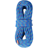 VEVOR 10,2mm Dynamic Climbing Rope 40M(131ft) Outdoor Rock Climbing Rope Blue