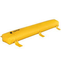 VEVOR Flood Barrier, 12 ft Μήκος x 12 in Height Sandbag εναλλακτική λύση, φράγμα νερού για πλημμύρες με εξαιρετικό αδιάβροχο αποτέλεσμα, επαναχρησιμοποιήσιμοι σωλήνες εκτροπής νερού από PVC, φράγματα πλημμύρας για σπίτι, πόρτα, γκαράζ