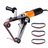 VEVOR Pipe Tube Polisher Sander 1300W 6 μεταβλητών ταχυτήτων με ιμάντες λείανσης 3 τμχ
