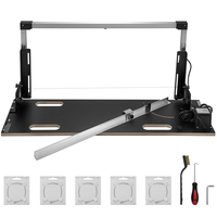 VEVOR Επιτραπέζιο μηχάνημα κοπής φελιζόλ 42 cm Μέγ. Πάχος κοπής Αφρώδες κόφτη 112 cm Μέγ. Μήκος κοπής Hot Wire Foam Cutter 0-90° Styrofoam Cutter με έξι καλώδια θέρμανσης για αφρούς κοπής Pearl Cotton