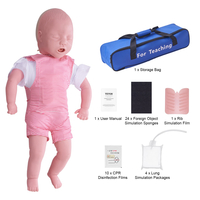 Εκπαιδευτικό ανδρείκελο VEVOR Infant CPR, Heimlich Maneuver and Cardiopulmonary Resuscitation (CPR), επαγγελματικό ανδρείκελο εκπαίδευσης απόφραξης αεραγωγού βρεφών, μοντέλο εμφράγματος μωρού για εκπαίδευση