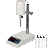 VEVOR 1000ml High Speed ​​Homogenizer 200W Adjustable FSH-2A Digital Dispaly Mechanical Homogenizer Disperser Homogenize Emulsifier Low Noise Laboratory Homogenizer for Emulsifyin