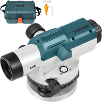 VEVOR Automatic Optical Level, 24X, 40?mm Aperture Auto Level Kit with Magnetic Dempened Compensator and Transport Lock, Εργαλείο μέτρησης γωνίας απόστασης ύψους με σκληρή πλαστική θήκη, IP54 αδιάβροχο