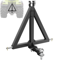 VEVOR 3 Point Hitch Receiver, 2&quot; Receiver Trailer Hitch Κατηγορία 1 Προσαρμογέας ράβδου ρυμούλκησης τρακτέρ με καρφίτσες, Συμβατό με Kubota, Mahindra, Yanmar, Ford, John Deere, Massey Ferguson