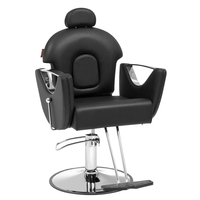 VEVOR Salon Chair, Hydraulic Recliner Barber Chair for Hair Stylist, 360 μοίρες Περιστρεφόμενη 90°-130° Ανακλινόμενη καρέκλα σαλονιού για Beauty Spa Shampoo, Μέγιστο βάρος φόρτωσης 330 lbs, Μαύρο