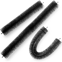 Βούρτσα προστασίας υδρορροής VEVOR με τρίχες μήκους 30 FT, 4,33\&quot; (Dia) βούρτσα υδρορροής Φύλλο προστατευτικό προσαρμογής για υδρορροή 5 ιντσών, βούρτσα υδρορροής από γαλβανισμένο ατσάλινο σύρμα, χωρίς εργαλεία, DIY προστατευτικό φύλλο υδρορροής για αποφυγή συντριμμιών