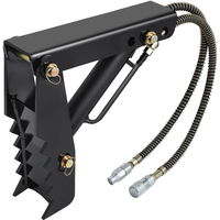 VEVOR Υδραυλικός αντίχειρας εκσκαφέας, 18 ιντσών 1/2&quot; Πάχους βαρέως τύπου Αντίχειρας εκσκαφέα, Μαύρη ατσάλινη συγκόλληση στον αντίχειρα με υδραυλικό κύλινδρο, μηχανικός υδραυλικός αντίχειρας για εκσκαφέας/εκσκαφέας