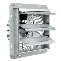 VEVOR Shutter Exhaust Fan Shop Εξατμιστήρας 254 mm Επιτοίχιος 753 CFM κινητήρας AC