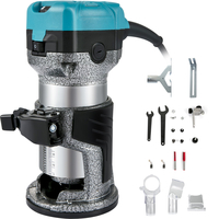 Εργαλείο δρομολογητή VEVOR, δρομολογητής ξύλου 710W, δρομολογητής για επεξεργασία ξύλου με τρεις κολέτες δρομολογητή, εργαλείο δρομολογητή ξύλου με σταθερή βάση, δρομολογητής ξυλουργικής με κέλυφος αλουμινίου και ταχύτητα περιστροφής 13000 - 33000 r/min