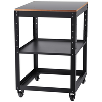 Βάση πλάνης VEVOR, βαριά φορτία 100 λίβρες/ 45 κιλά, Τραπέζι πλάνης με ρυθμιζόμενο ύψος τριών ταχυτήτων, με 4 σταθερούς τροχούς και αποθηκευτικό χώρο, για τις περισσότερες πλάνες, πριόνια, μηχανές πάγκου, ηλεκτρικά εργαλεία