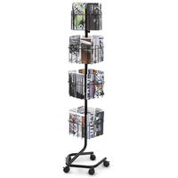 Μπροσούρα VEVOR Display Rack 32-Pocket Rotating Literature Display Stand 5 Wheels