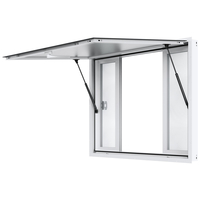 VEVOR 48" L x 36" W Στάση παραχώρησης Παραθύρου σερβιρίσματος Food Truck Service Τέντα