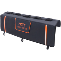 VEVOR Tailgate Bike Pad, 53&quot; Truck Tailgate Pad Carry 5 Mountain Bikes, Upgraded Grooves Tailgate Bike Pad με ανακλαστικές λωρίδες και τσέπες εργαλείων, με άνοιγμα κάμερας για φορτηγά μεσαίου μεγέθους