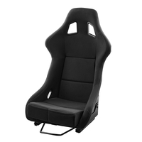 VEVOR 2 Σετ Racing Seat Ενσωματωμένη αγωνιστική καρέκλα με Velor Fabric &amp; Slider