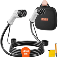 VEVOR Type 2 to Type 2 EV Καλώδιο φόρτισης Electric Vehicle Cable 16A 5m 11kW TPU