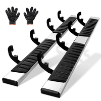 VEVOR Running Boards, Step Bars 6&quot; Συμβατές με 2019-2023 Chevy Silverado/GMC Sierra 1500/2020-2024 Silverado/Sierra 2500/3500HD Crew Cab, 201 ανοξείδωτα σκαλοπάτια Nerf 200L, BS,