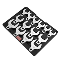 VEVOR Crowfoot Wrench Set, 1/2&quot; Drive 14-Piece SAE (1-1/16&quot; - 2&quot;) Crows Foot Wrench Set with Storage Tray, 40CR Material with Laser Etched Sing, για μηχανική συντήρηση ή επισκευή