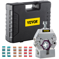 VEVOR 71550 Portable Manual Hydraulic Pipe Pipe Hose Crimping Tool and Repaire Crimper Tools Χειροκίνητα Λειτουργία A/C Hose Crimper Tool Kit Ανθεκτικό με 4 μήτρες για κλιματιστικό αυτοκινήτου