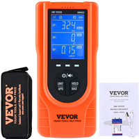 VEVOR Ψηφιακός μετρητής EMF LCD 3 σε 1 Ανιχνευτής ηλεκτρομαγνητικής ακτινοβολίας EF MF RF