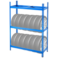 Βάση θήκης ελαστικών VEVOR Storage Rack 2 ράφι και χωράει έως και 12 τυπικά ελαστικά