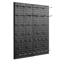 VEVOR Metal Pegboard Panels 2 panels 24&quot; x 12&quot; Wall Organizer for Garage Tool