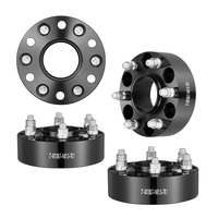 VEVOR 2&quot; 6&quot;x5.5&quot; Αποστάτες τροχού Αντάπτορες τροχών 6 Lug Forged Spacer 4 ΤΕΜ Μαύρο
