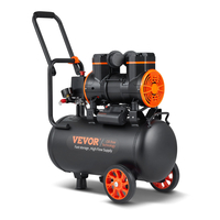 Συμπιεστής αέρα VEVOR 6,3 γαλόνια 1450W 3,35 CFM@ 90PSI 70 dB εξαιρετικά αθόρυβο λάδι δωρεάν