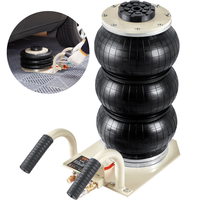 VEVOR Air Jack, 3 Ton/6600 lbs Triple Bag Air Jack, Airbag Jack with Six Steel Pipes, Lift up to 17,7 inch/450 mm, Fast Lifting Pneumatic Jack 3-5 s, με πλευρικές λαβές για αυτοκίνητο, γκαράζ, επισκευή (Λευκό )