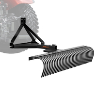 Ρυμούλκηση VEVOR Behind Dethatcher 72&quot; 3-Point Lawn Dethatcher Τσουγκράνα με εξαρτήματα