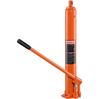 VEVOR Hydraulic Long Ram Jack, κύλινδρος ανύψωσης κινητήρα 4 τόνων με μονοέμβολη αντλία και επίπεδη βάση, υδραυλικός κύλινδρος εμβόλου για ανυψωτικά μηχανών ανύψωσης, υδραυλικοί γερανοί γκαράζ/καταστημάτων, μηχανικοί, αγροκτήματος