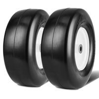 Ελαστικά VEVOR Lan Mower Tires with Rim, 13x5-6&quot; Tubeless Tractor Tires, 2-pack Tire and Wheel Assembly, Flat-free ελαστικά PU, 3.25&quot;-5.9&quot; Centered Hub, 3/4&quot; Bushing Size, 20 PCS Adapter for Lawn Mowers Τρακτέρ