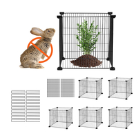 VEVOR 5 Pack Plant Protector from Animals 15,35&#039;&#039; x 15,35&#039;&#039; Metal Plant Cage