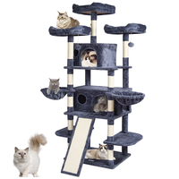 VEVOR Cat Tree 68,5&quot; Cat Tower for Indoor Cats with Cat Condos Scratching Post
