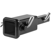 VEVOR Trailer Hitch Extender, 1-1/4&quot; έως 2&quot; Receiver Hitch Adapter, Trailer Hitch Extension Tube Extender, 6&quot; μήκος επέκτασης, 4000 lbs ικανότητα ρυμούλκησης, καρφίτσες, κλιπ, μπουλόνι και παξιμάδι που περιλαμβάνονται, μαύρο