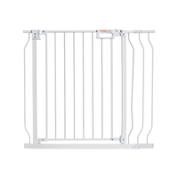 VEVOR Baby Gate, 29,5&quot;-39&quot; Extra Wide, 30&quot; High, Dog Gate για σκάλες Πόρτες και σπίτι, Easy Step Walk Thru Auto Close Child Gate Πύλη ασφαλείας κατοικίδιων ζώων με κιτ τοποθέτησης πίεσης και κιτ τοποθέτησης στον τοίχο, λευκό