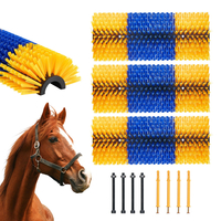 VEVOR Livestock Scratching Brush 3Pcs Itch Relief Horse Scratcher Brush 17,1 in