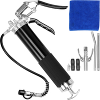 VEVOR Pistol Grip Grease Gun 6000PSI 14oz Heavy Duty Grease Gun Flex Hose