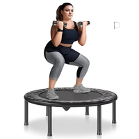 VEVOR 36" Πτυσσόμενο Mini Fitness Trampoline Adults Indoor Exercise Rebounder